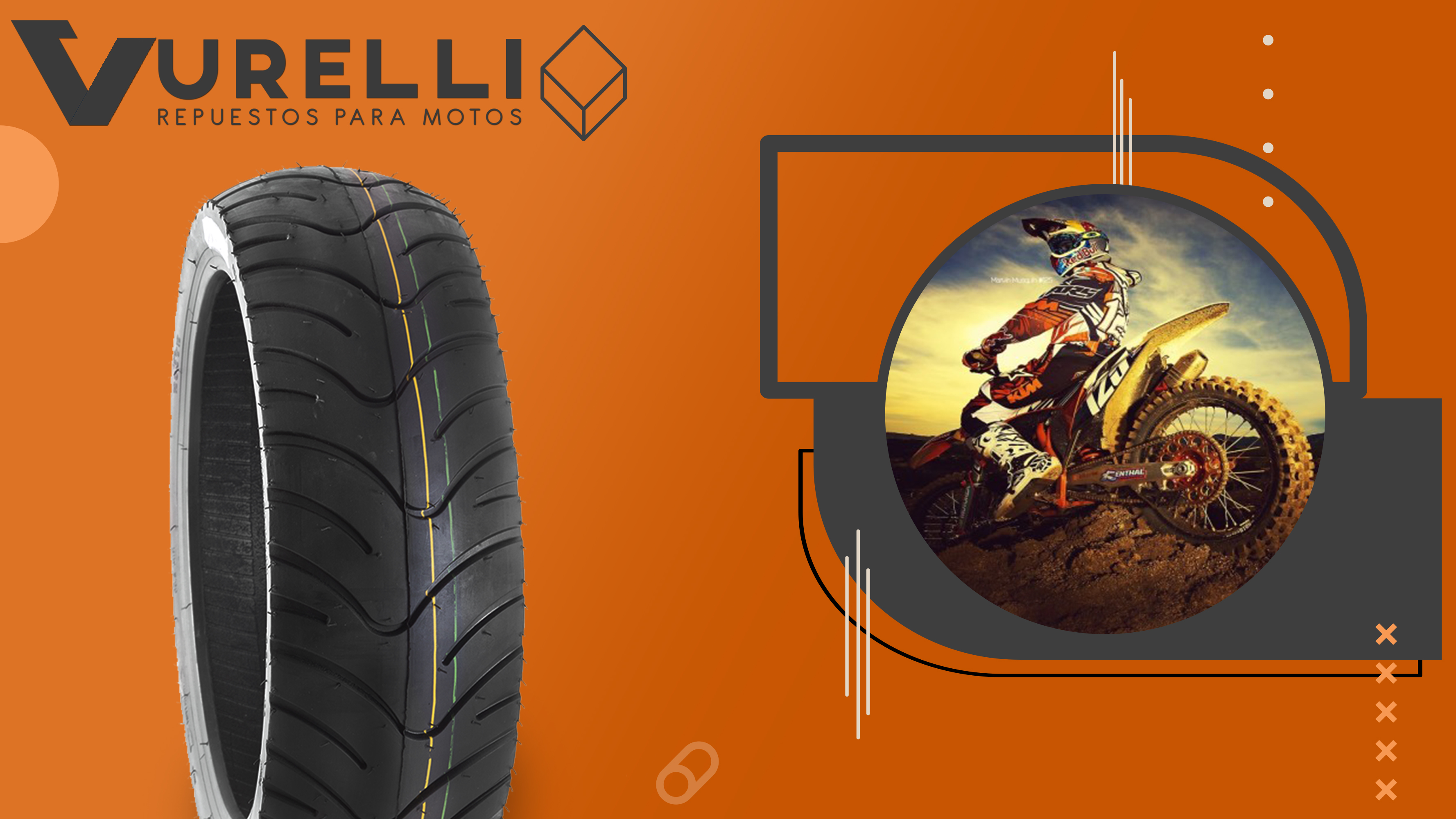 Llanta Sport TL 130-60-13 (6 PR)