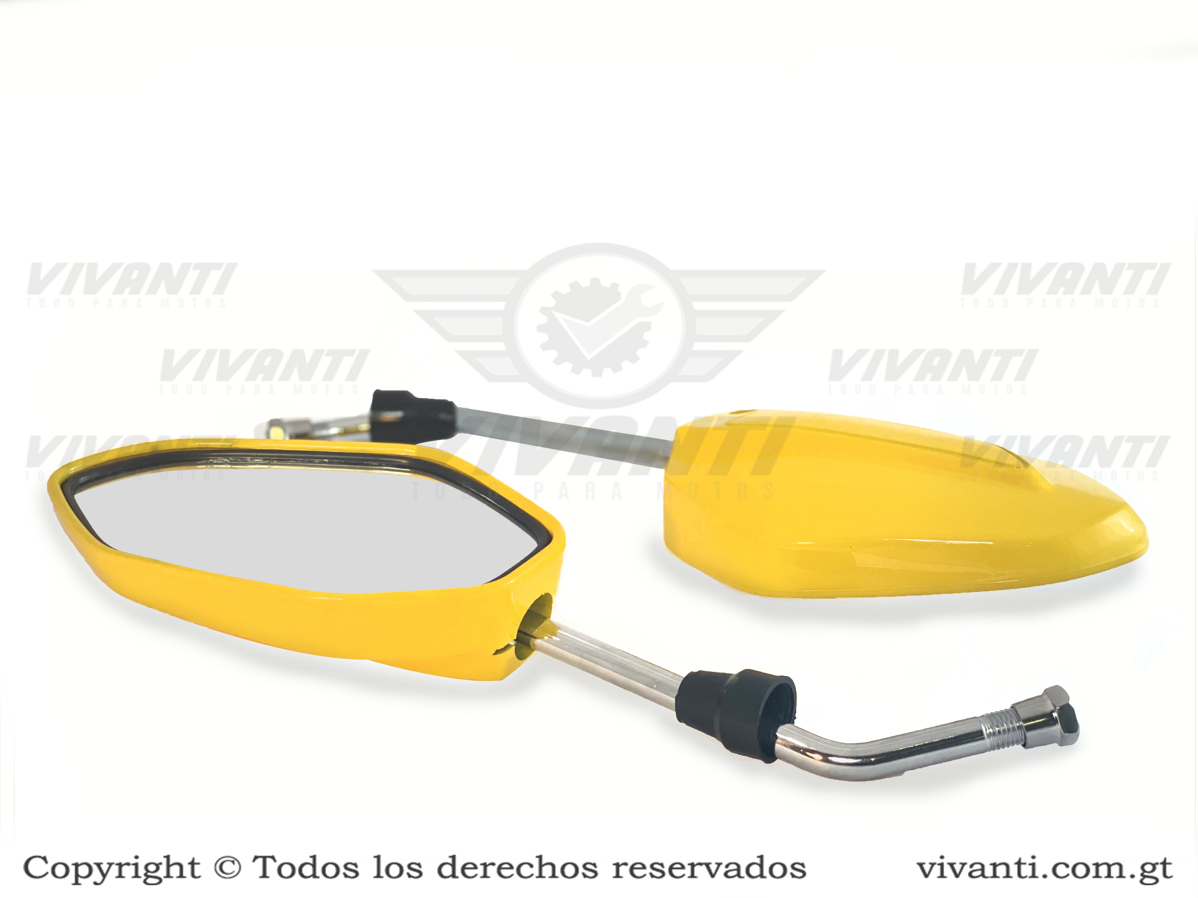 Retrovisores Navi Amarillo