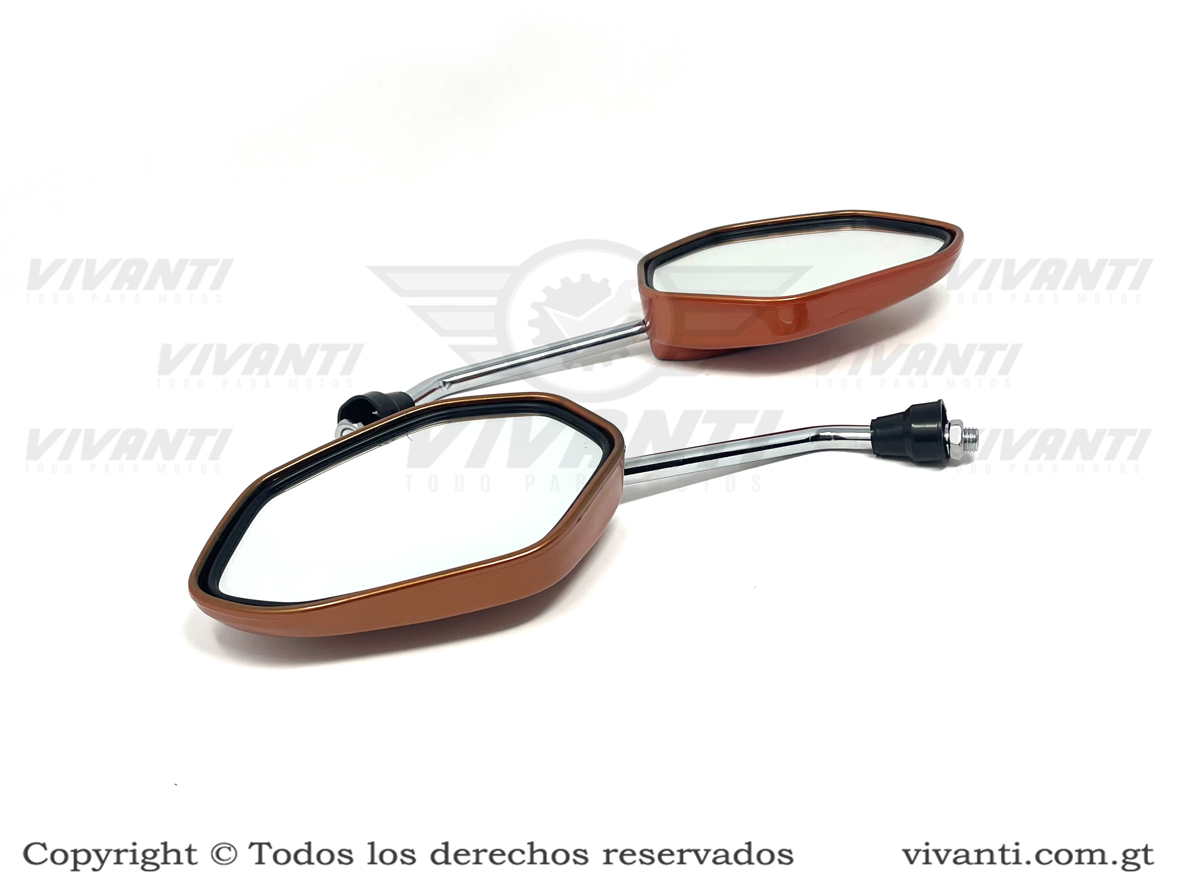 Retrovisores Navi Anaranjado