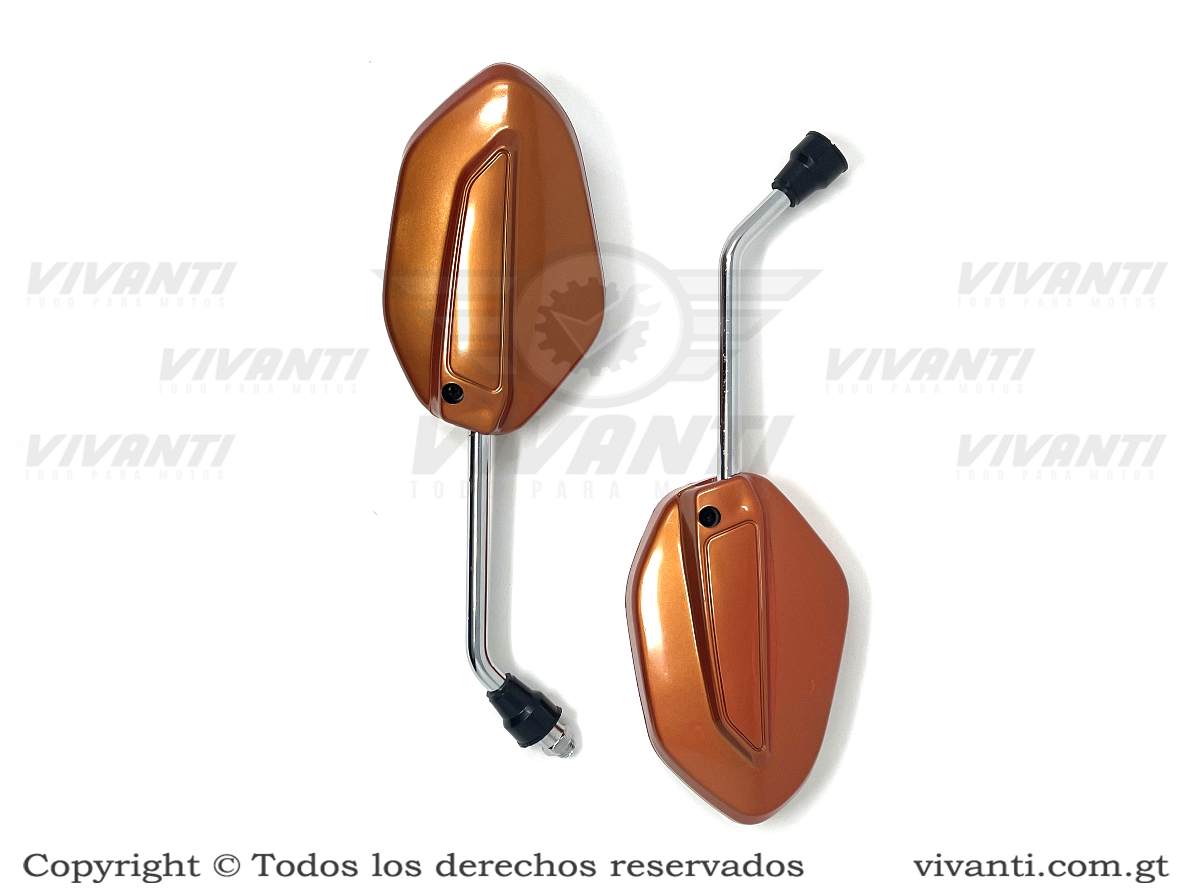 Retrovisores Navi Anaranjado