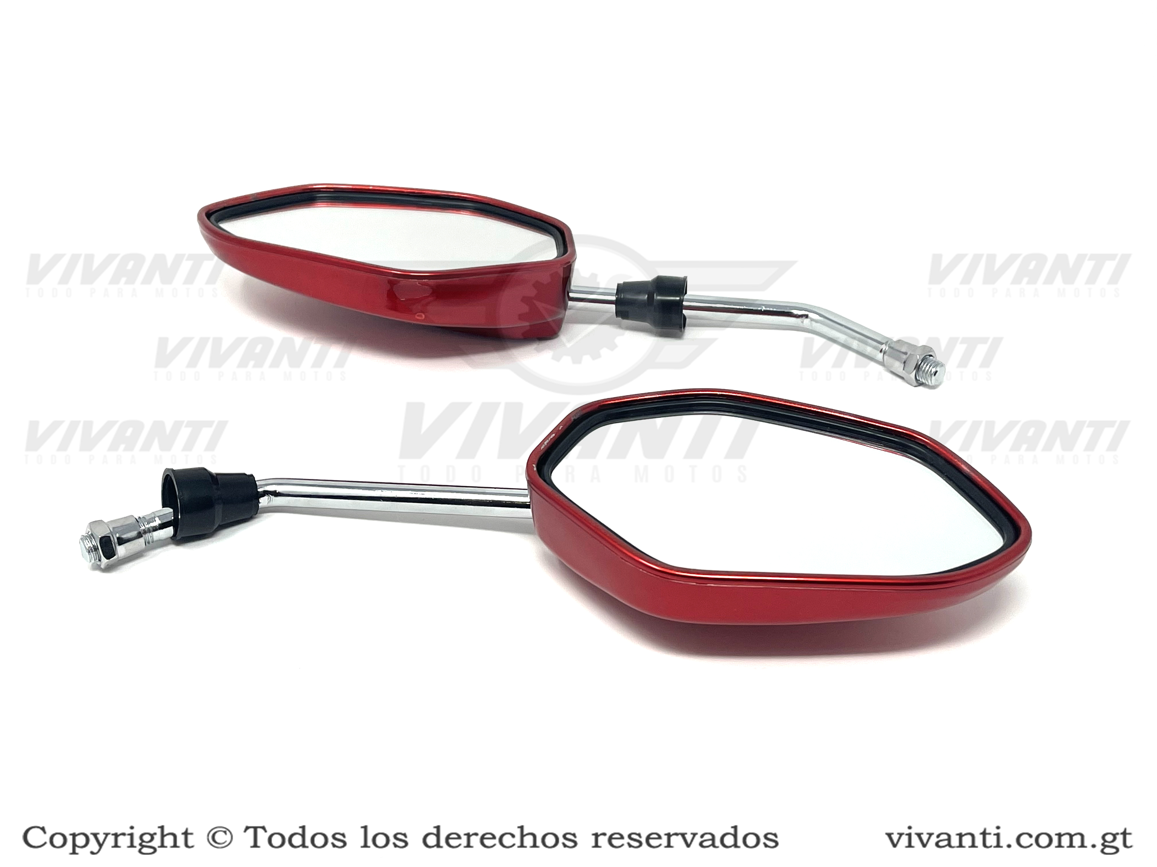 Retrovisores Navi Rojo