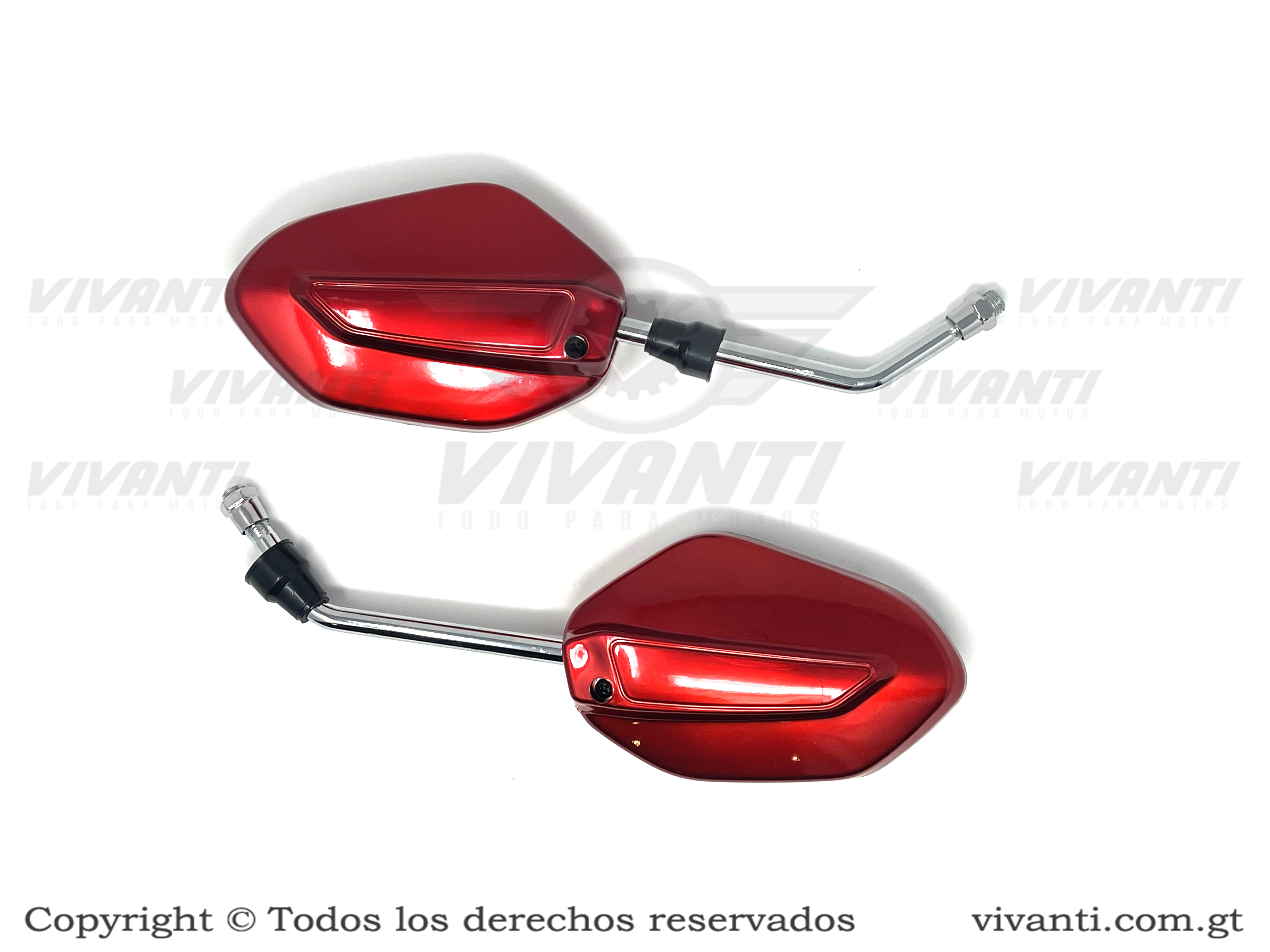 Retrovisores Navi Rojo
