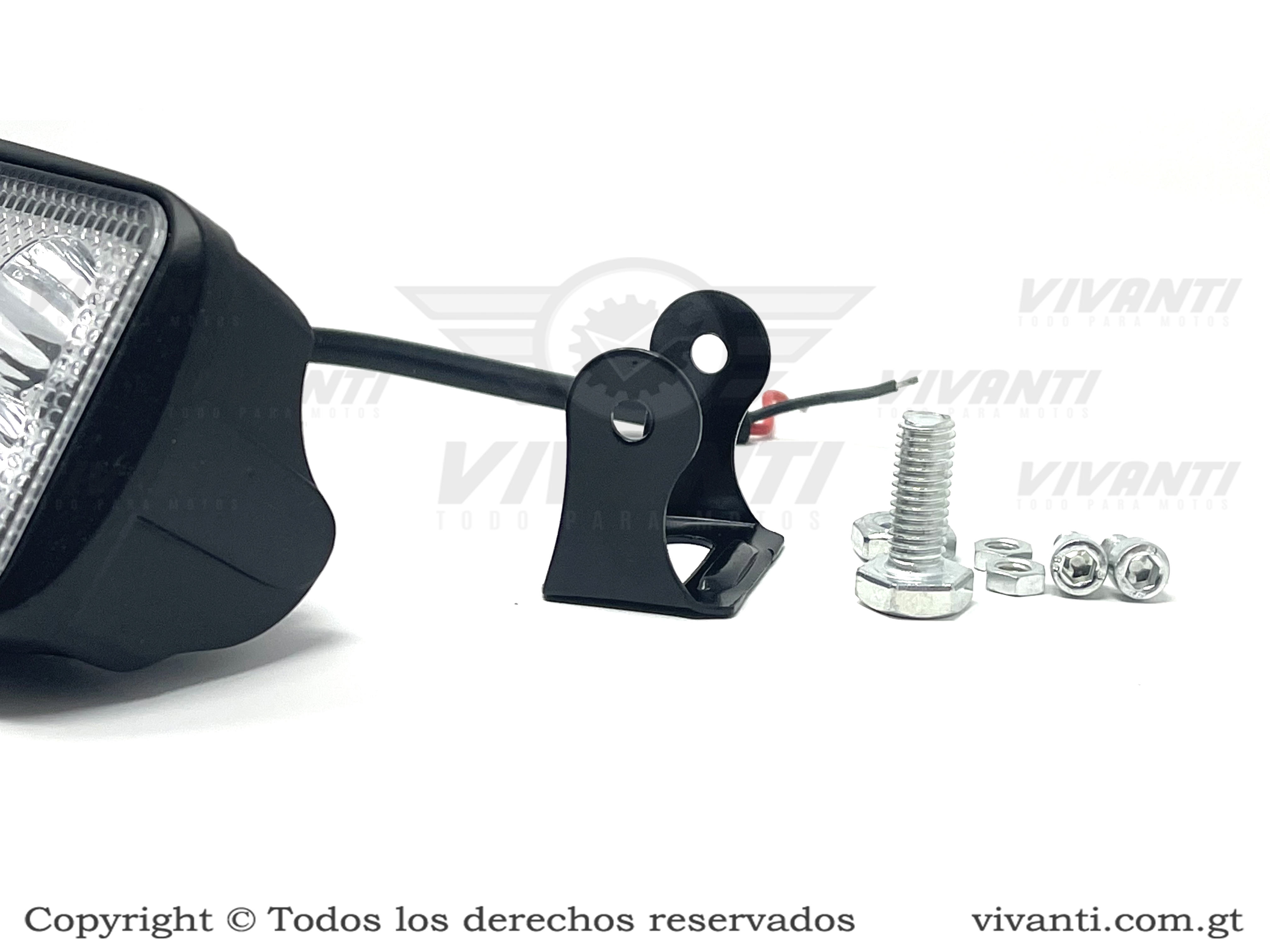Luz Led 12V-80V/36W Barra Doble Led De 12