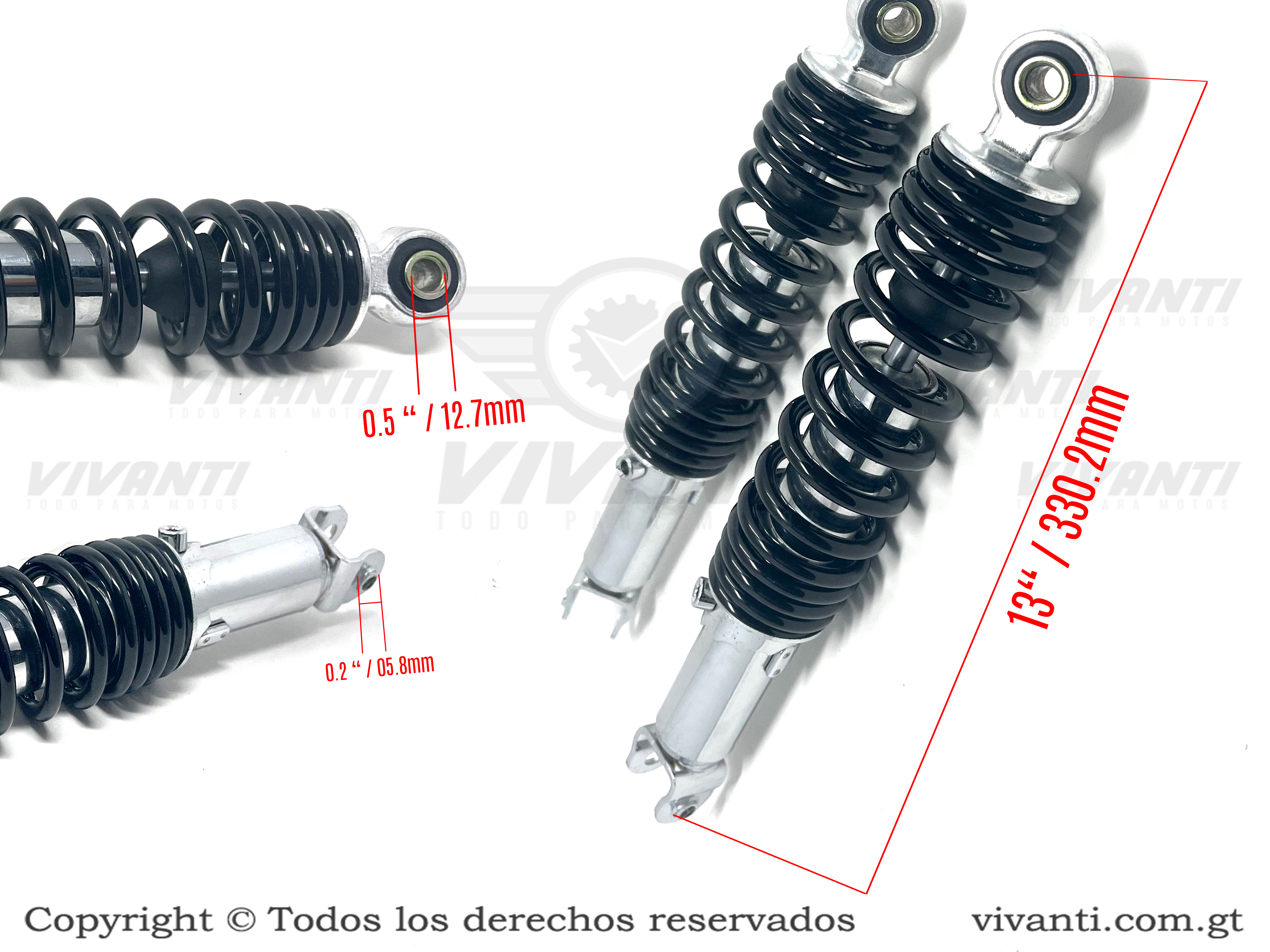 Amortiguador GY6 125-150