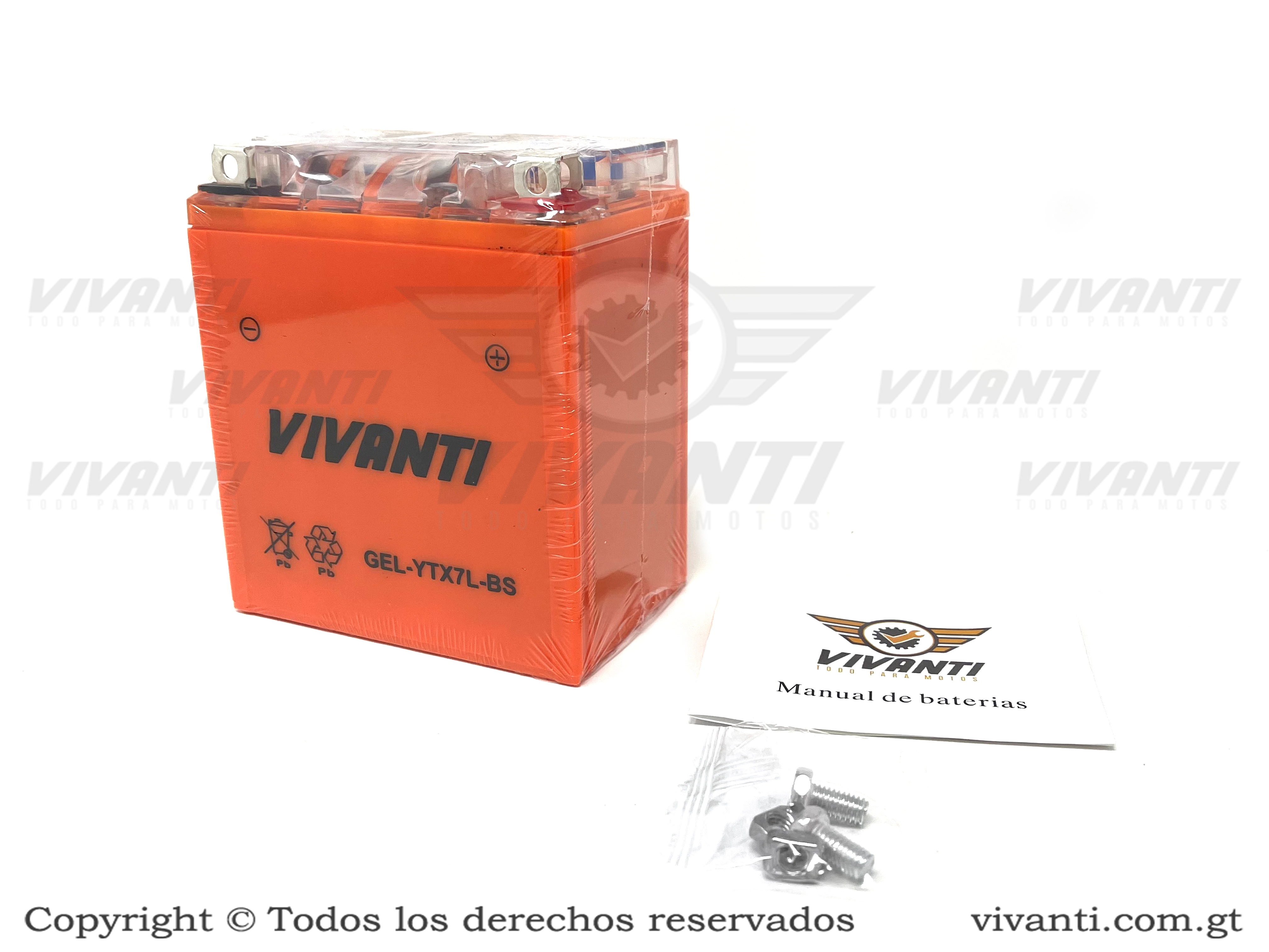 Batería Gel  Ytx7L-Bs, Elite, Tornado, XTZ250  DR200, AT110, FT115, Argenta 110