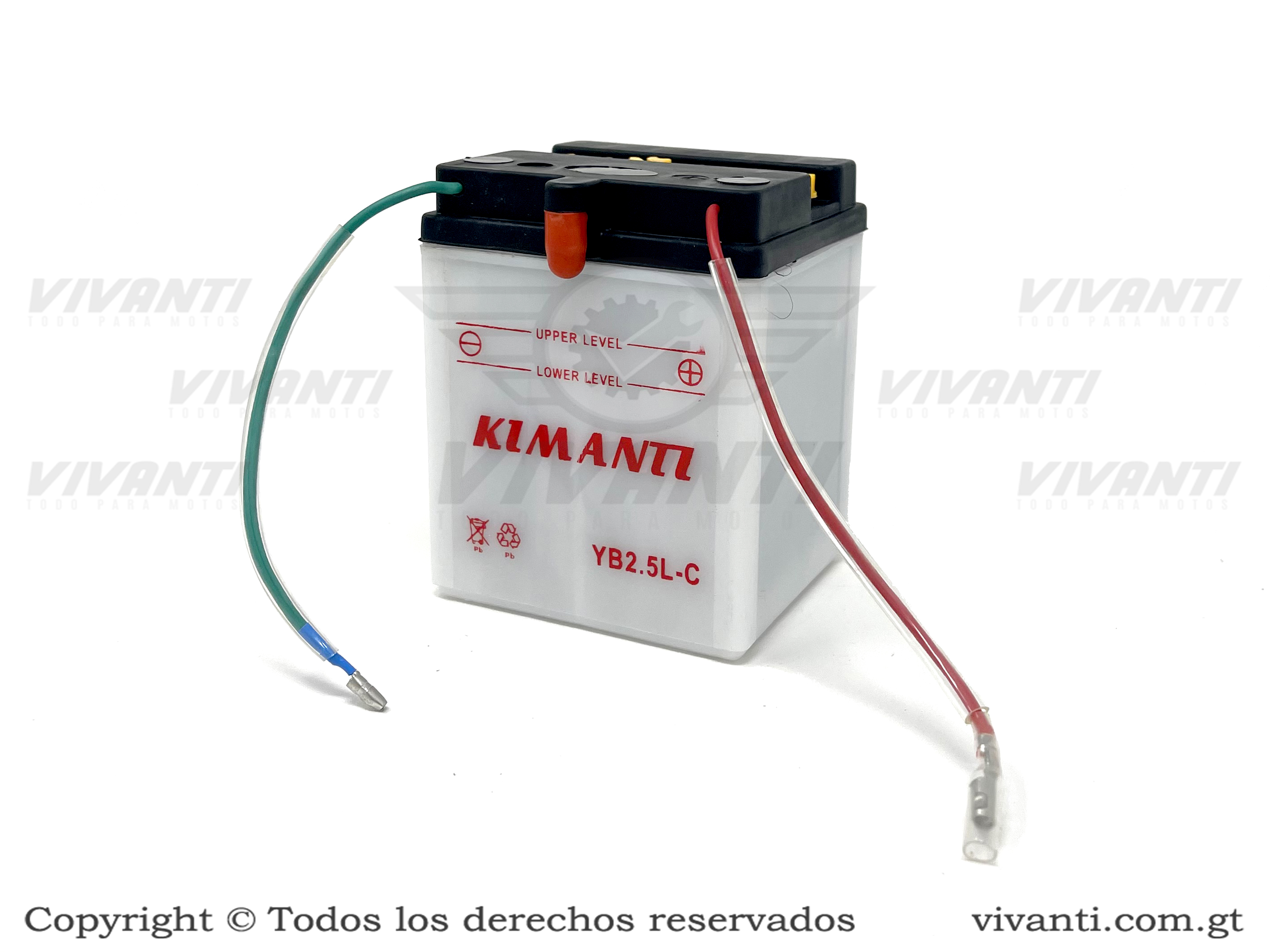 Bateria Mantenimiento YB2.5L-C,  Boxer, Discover 125, XL125, Splendor, CT100