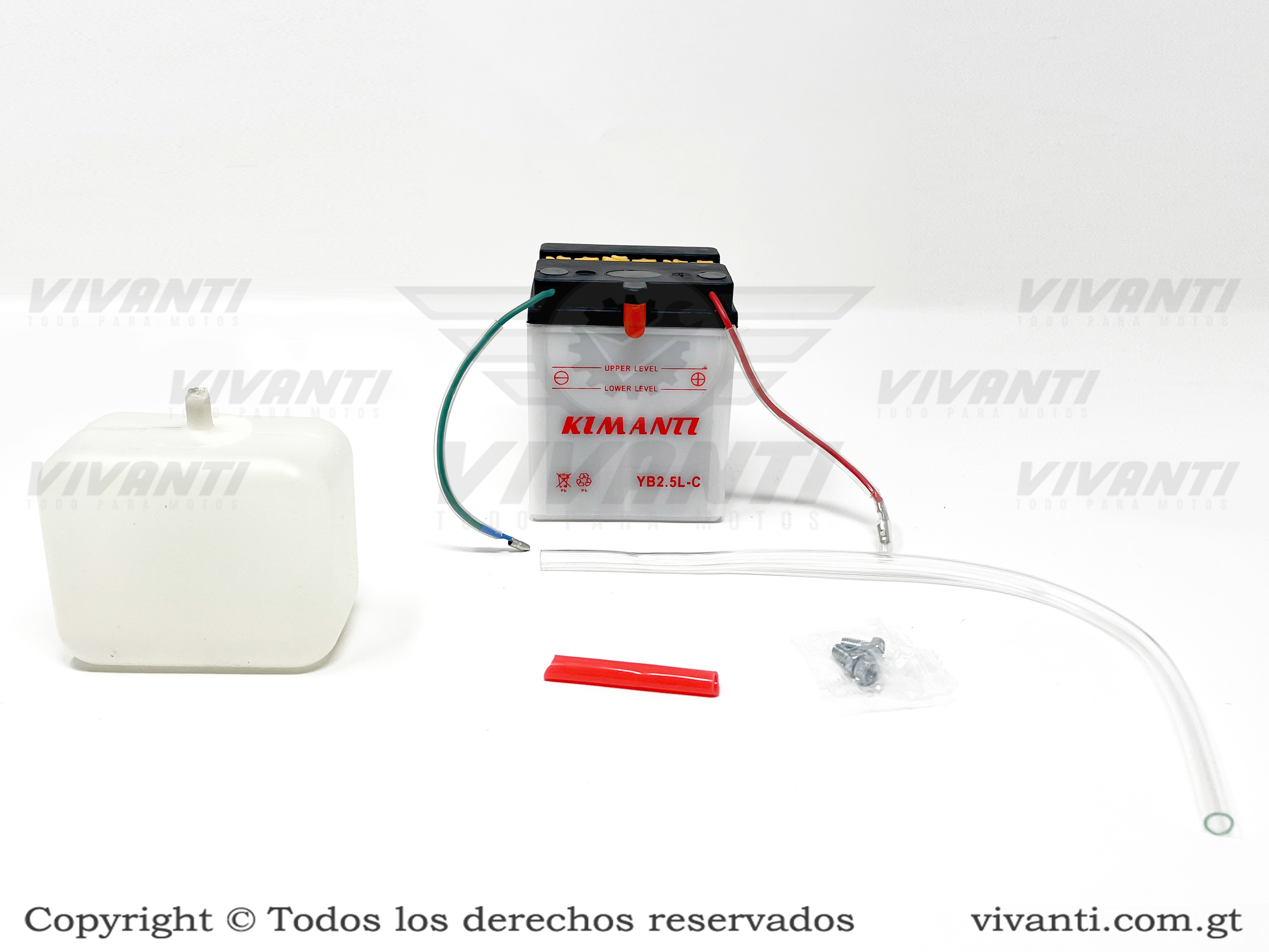 Bateria Mantenimiento YB2.5L-C,  Boxer, Discover 125, XL125, Splendor, CT100