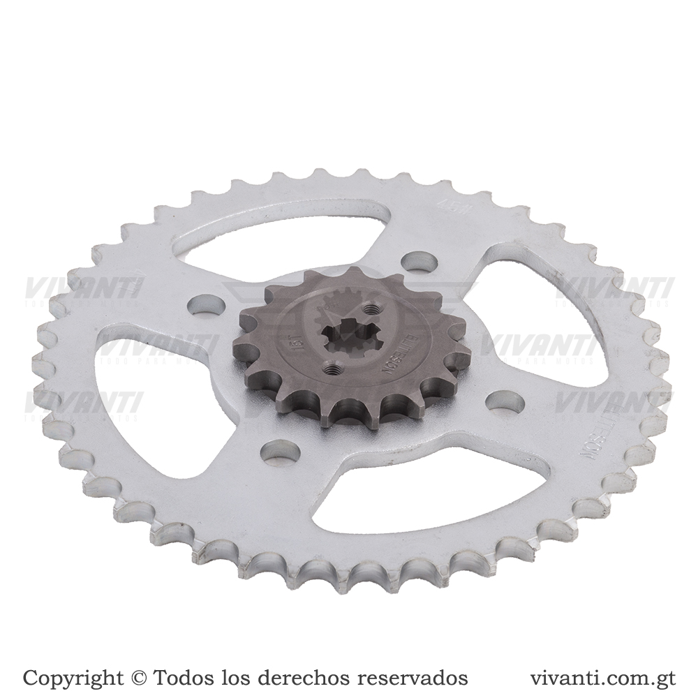 Medio Kit De Sprocket Pulsar-150 (Sin Cadena)