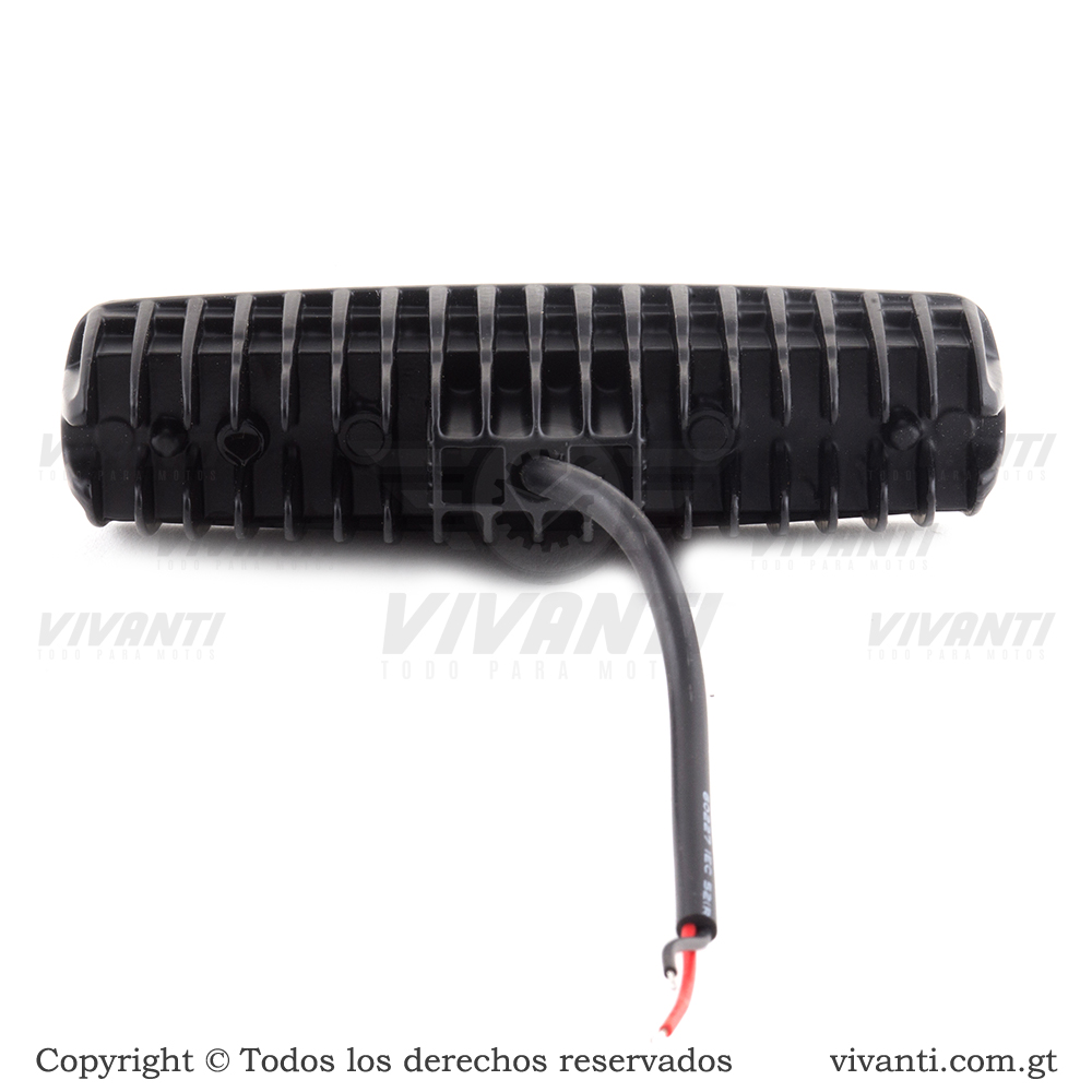 Luz Led 12V-80V/36W Barra 1 Fila 6 Con Base