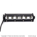 Luz Led 12V-80V/36W Barra 1 Fila De 6