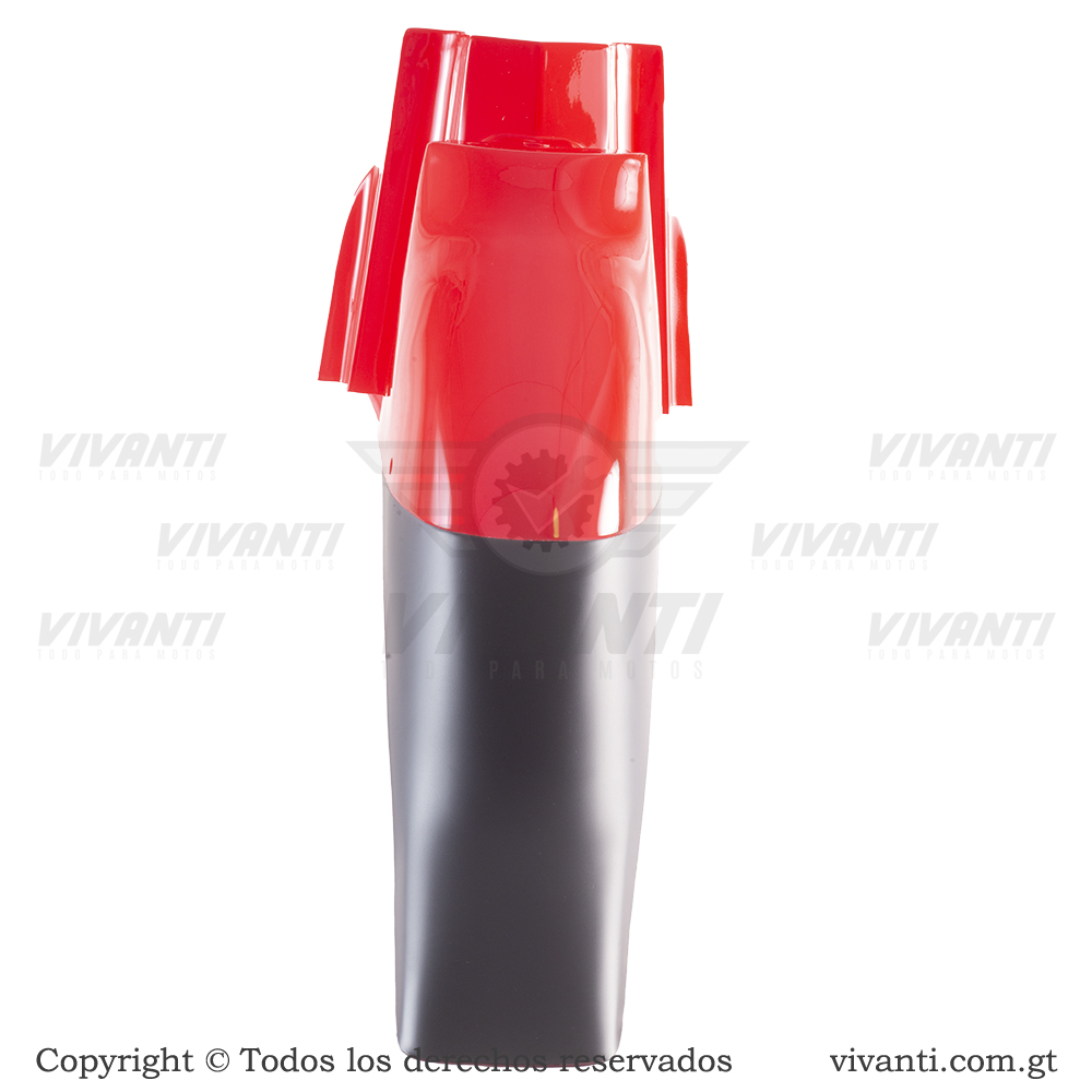 Lodera Delantera C-110 (Rojo Con Negro)