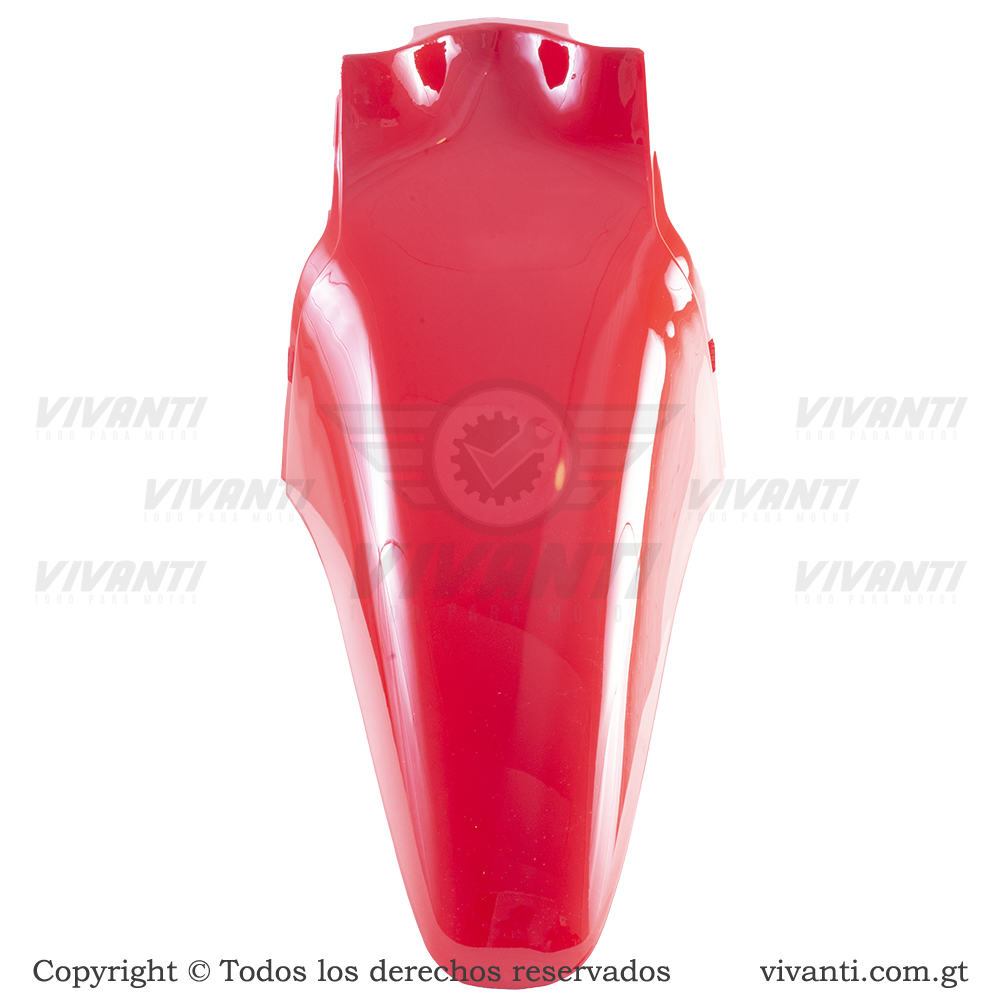 Lodera Delantera C-110 (Rojo Con Negro)