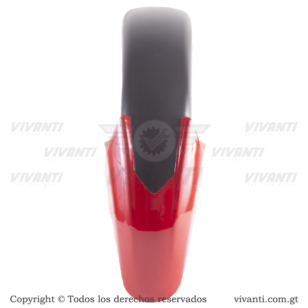 Lodera Delantera Pulsar-135 (Negro Con Rojo)