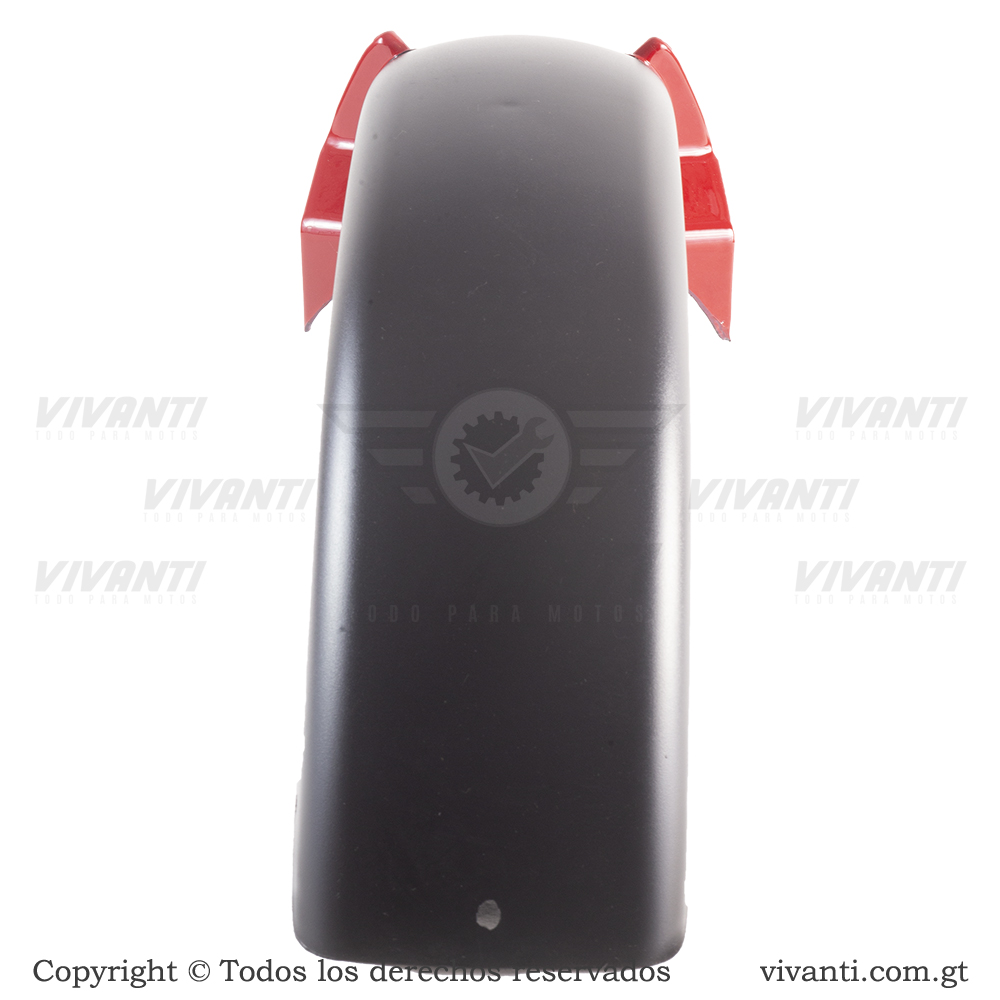Lodera Delantera Pulsar-135 (Negro Con Rojo)