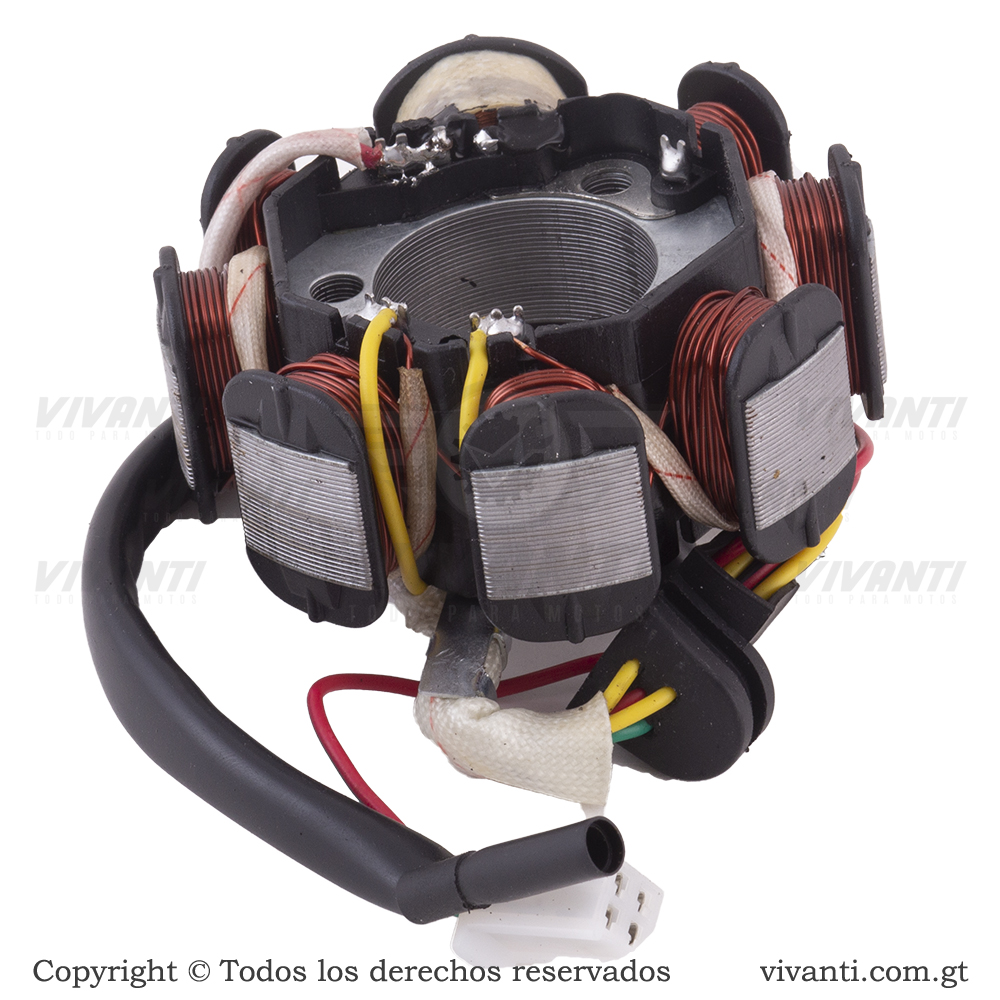 Plantas CG "China" y GN e imitaciones (8 Bobinas) (No tiene bobina Impulsora - Italika 125 FT -Freedom Fire 125*)