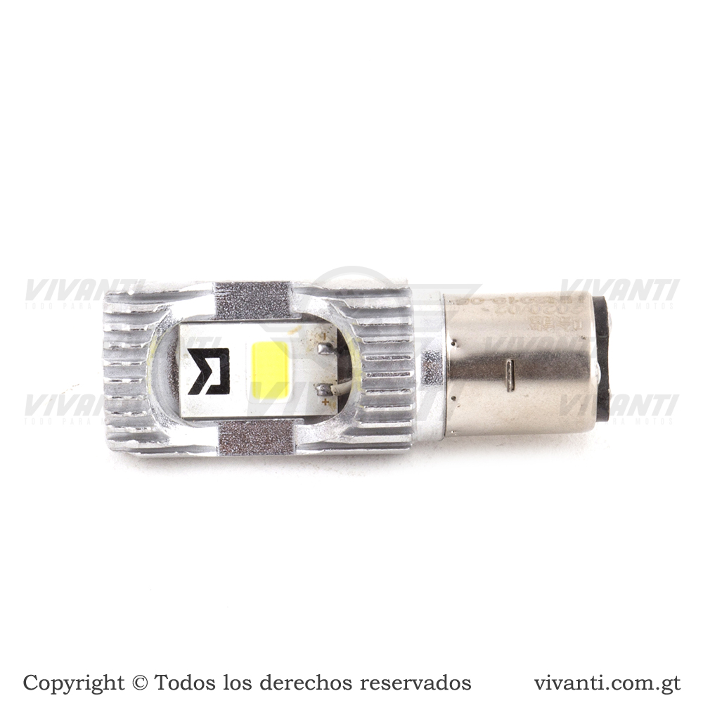 Luz Led 12V-80V/36W H6 2 Contactos 1 Led