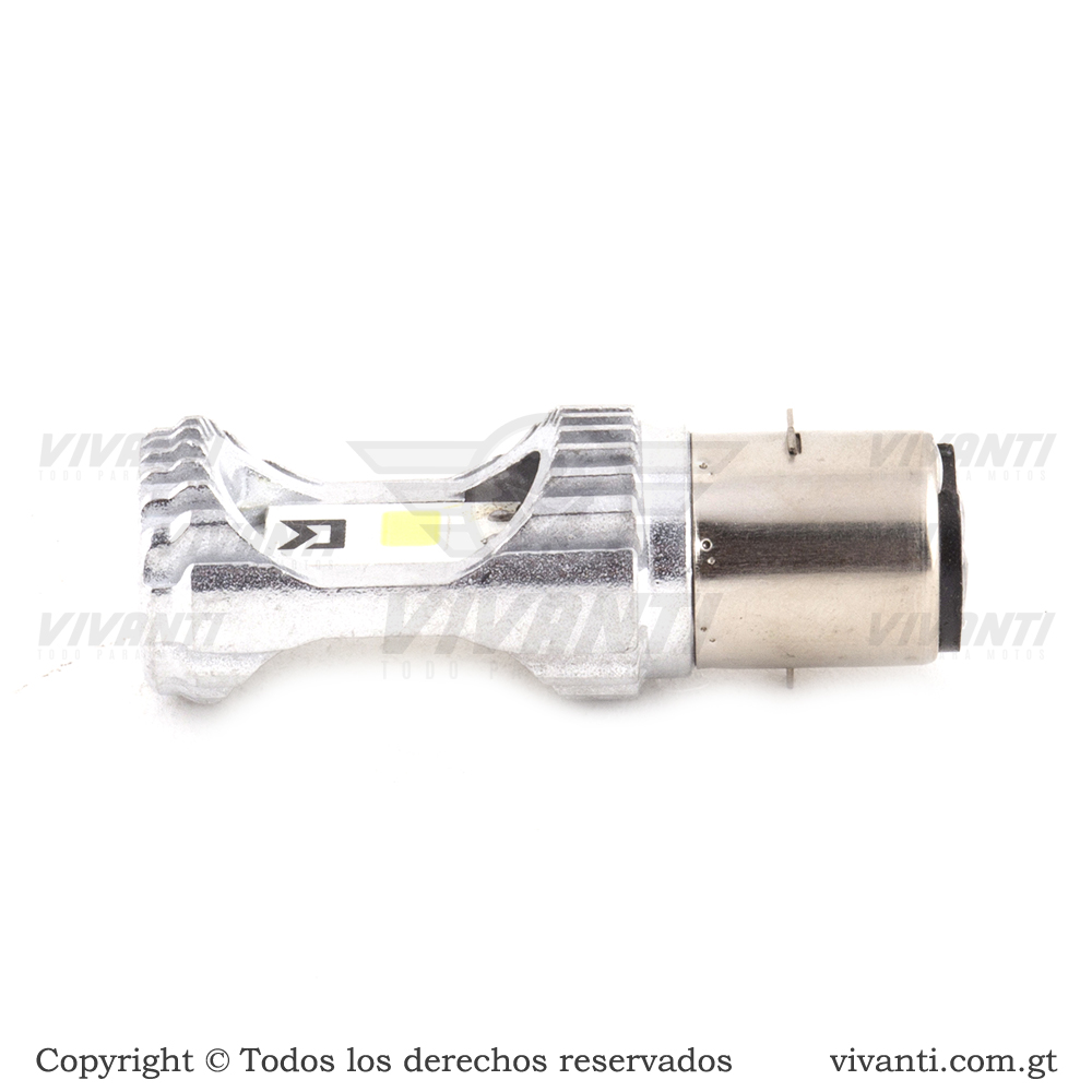Luz Led 12V-80V/36W H6 2 Contactos 1 Led