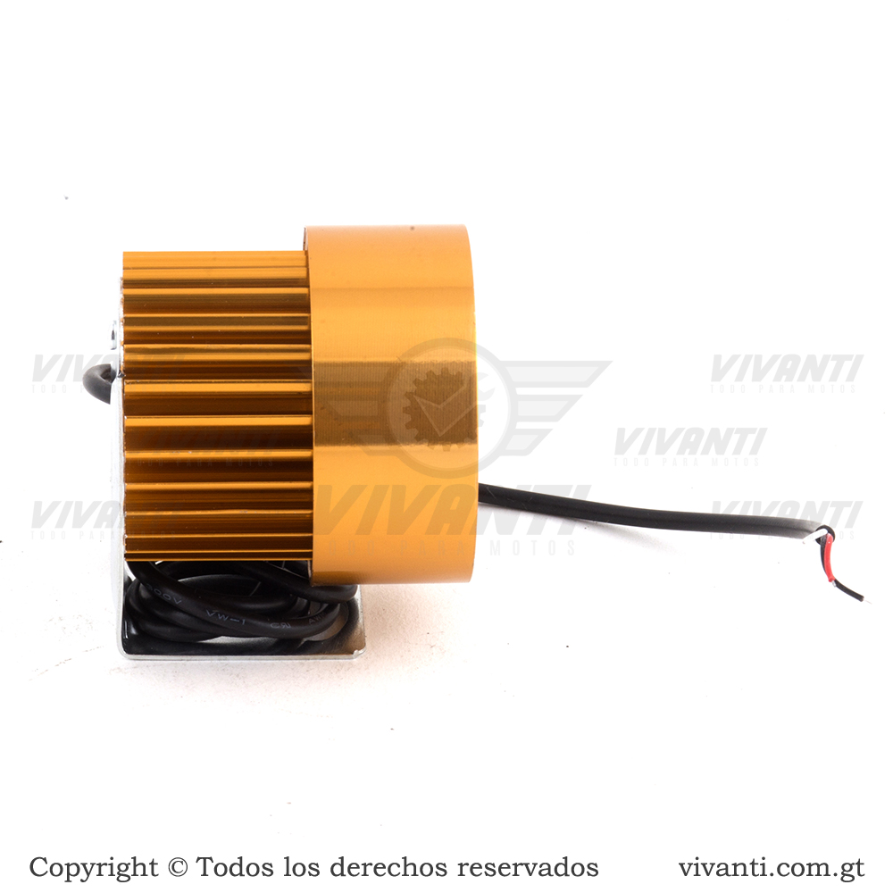 Luz Led 12V-80V/36W Neblinera Redonda 6 Led