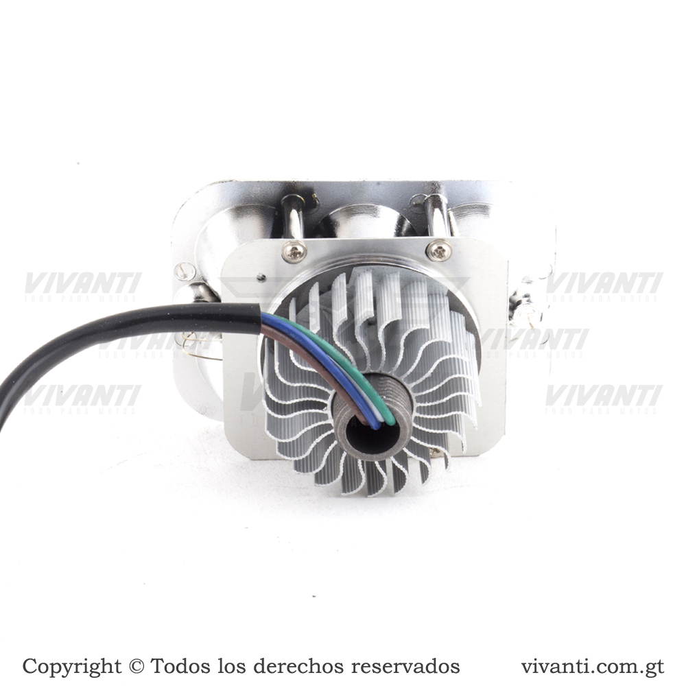 Luz Led 12V-80V/36W Rectangular 6 Led Sin Base