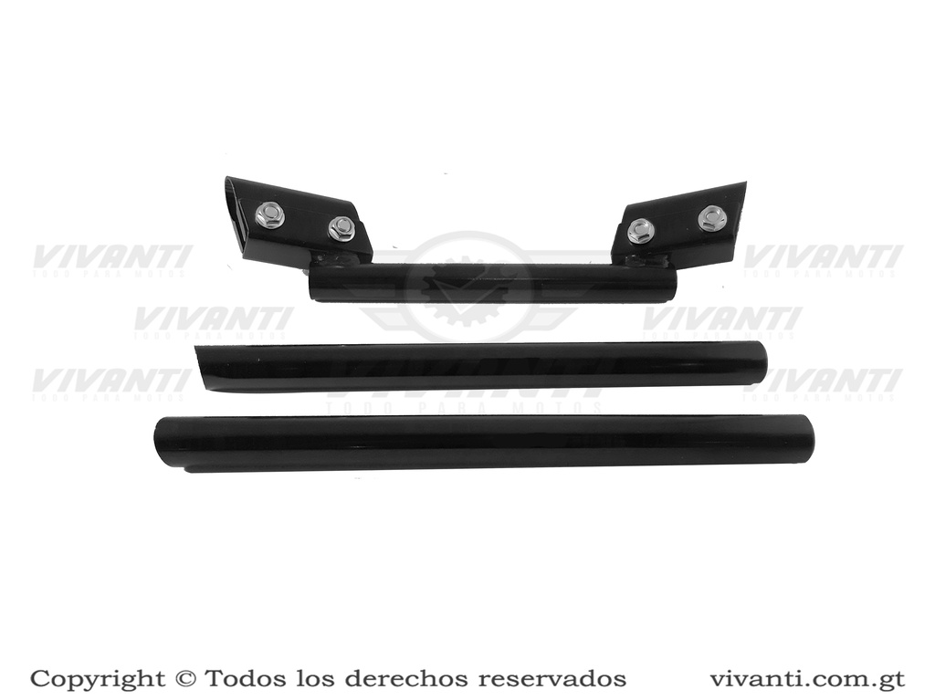 Timón tres partes negro