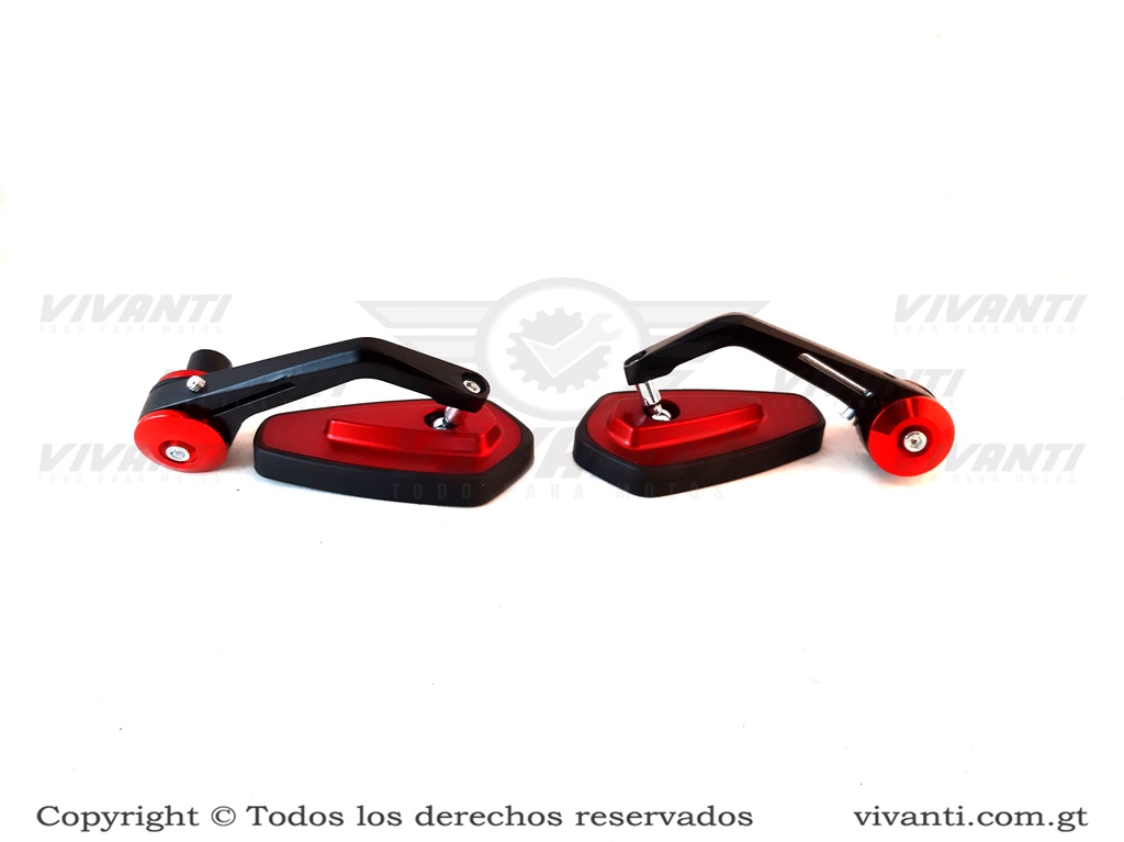 Espejo Universal  Rojo (Para Tope)