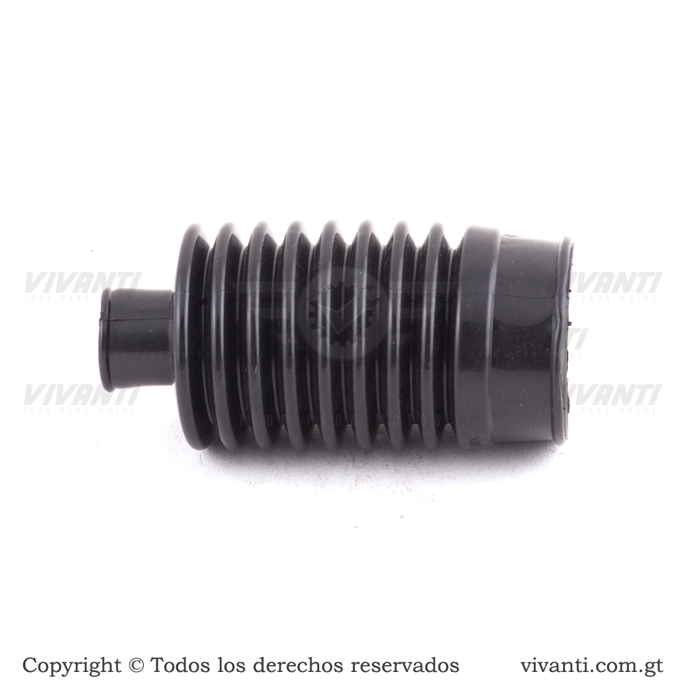 Guardapolvo Negro- 2 x 5 x10cm (Boca Pequeña)