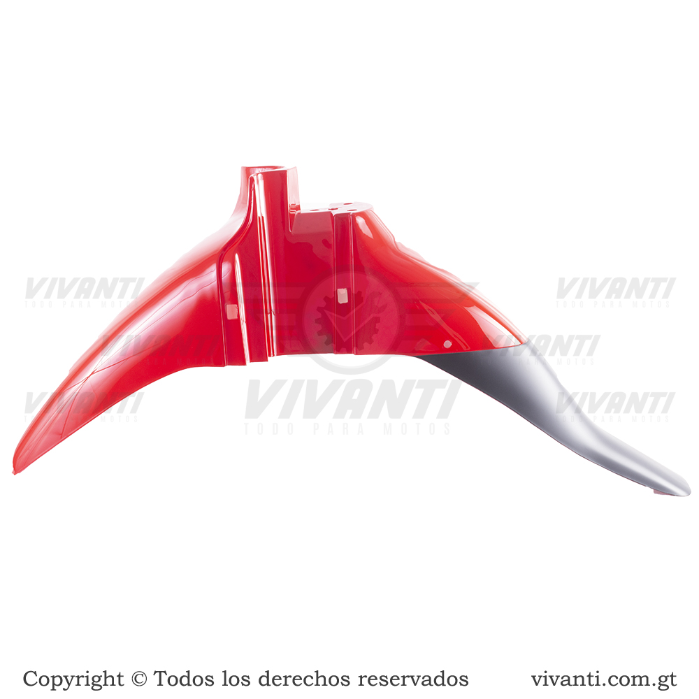 Lodera Delantera C-110 (Rojo Con Negro)