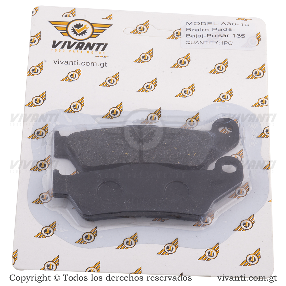 Pastillas Delanteras Pulsar 135-180-200NS-Caliber 115 - XCD - Discover 135 - 125 ST