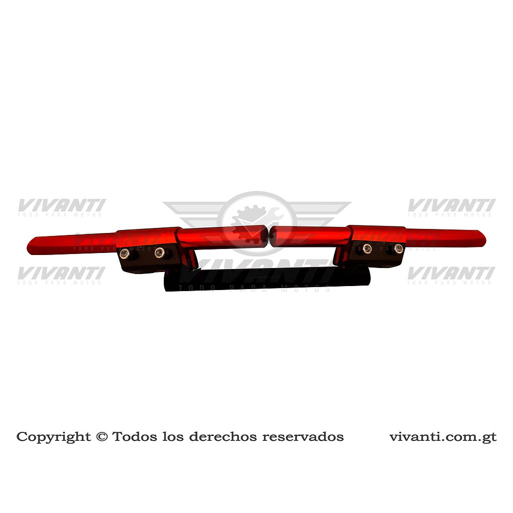 Timón tres partes rojo