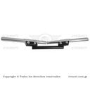 Timón tres partes cromado