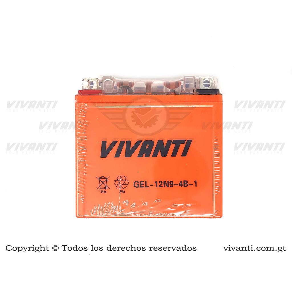 Batería Gel 12N9-4B-1, Pulsar 200ns, Pulsar 200, Pulsar 180UG