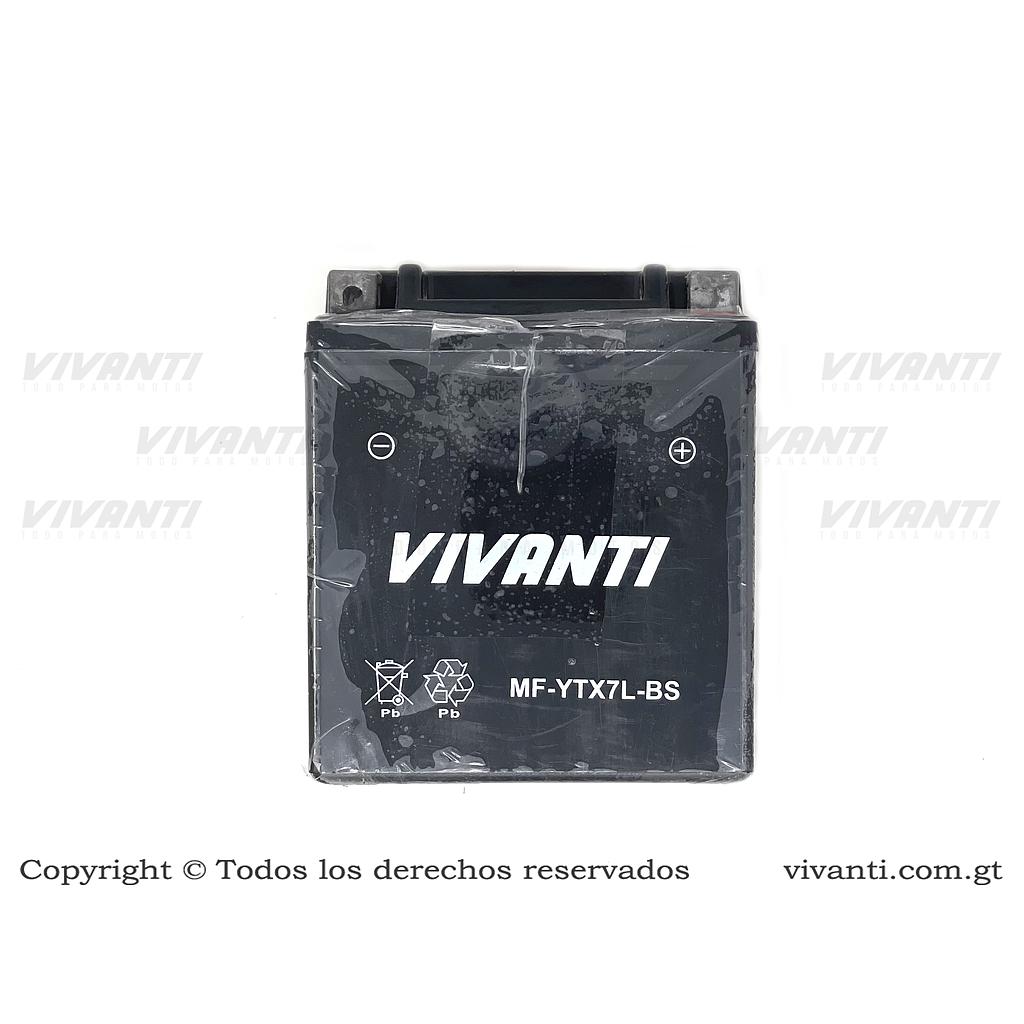 [193141] Batería Sellada Ytx7L-Bs,(Borner invertido) Elite, Tornado, XTZ250  DR200, AT110, FT115, Argenta 110 (Aplica a GN)