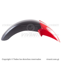 [192903] Lodera Delantera Pulsar-135 (Negro Con Rojo)