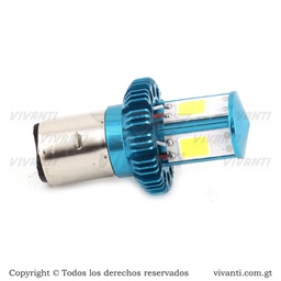 [192932] Luz Led 12V-80V/24W H6 2 Contactos 3 Led