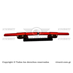 [192815] Timón tres partes rojo