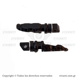 [192835] Posa pie universal Trasero Negro